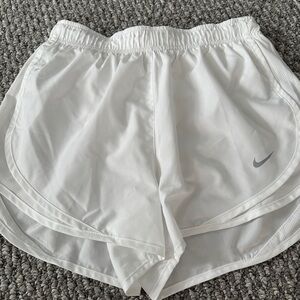 Nike Women's White Athletic Shorts